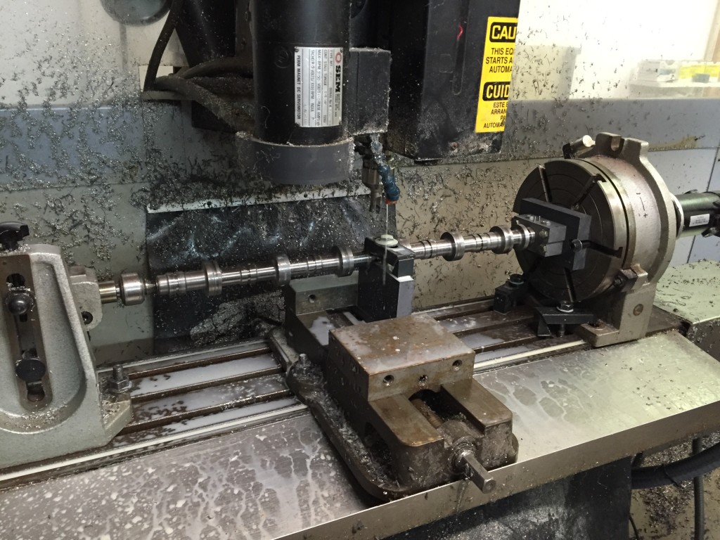 Machining the cam lobes Datsun works